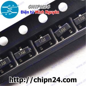 [25 con] Transistor Dán 2N3904 (1AM) SOT-23 NPN 200mA 40V (SMD) (N3904 3904)