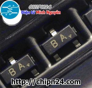 [25 con] Transistor Dán A1015 (BA) SOT-23 PNP 150mA 50V (SMD) (2SA1015 1015)