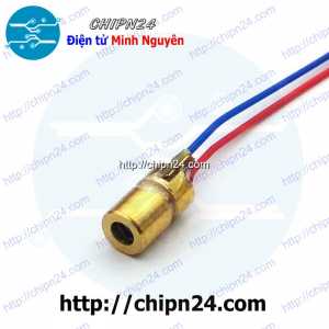 ( ) Đầu phát Laser Mini 3V 6mm Sáng Đỏ (Laze)