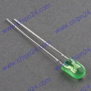 [50 con] Led 5mm Oval màu Xanh Lá