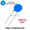 f243-tu-chong-set-varistor-14d-510v-14d511k-duong-kinh-14mm - ảnh nhỏ  1