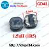 cuon-cam-dan-cd43-1-5uh-ky-hieu-1r5-smd - ảnh nhỏ  1