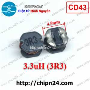 (K199) Cuộn Cảm Dán CD43 3.3uH (Ký hiệu 3R3) (SMD)