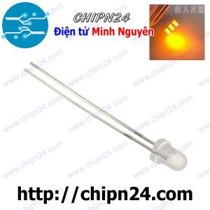 [50 con] (TK19) Led 3mm Đục màu Vàng