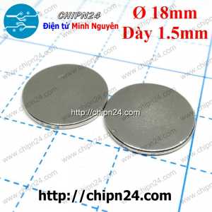 (K172) Nam châm Tròn phi 18mm dày 1.5mm