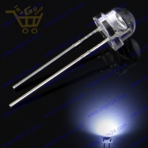 [50 con] Led 5mm Lùn màu Trắng