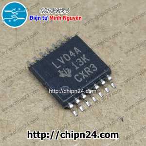 [SOP] IC Dán LV04A TSSOP-14 Hàng Tốt (SMD) (SN74LV04APWR 74LV04A)