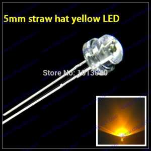 [50 con] Led 5mm Lùn màu Vàng