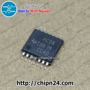 (SOP) IC Dán HC08 TSSOP-14 Hàng Tốt (SMD) (SN74HC08PWR 74HC08)