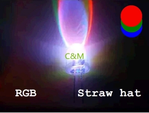 [25 con] Led 5mm Lùn 7 Màu RGB 2 Chân (Nháy Nhanh)