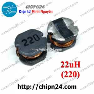 (K211) Cuộn Cảm Dán CD75 22uH (Ký hiệu 220) (SMD)