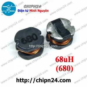 (K211) Cuộn Cảm Dán CD75 68uH (Ký hiệu 680) (SMD)