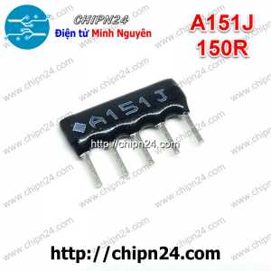 (K156) Điện trở thanh 5P 150R A151J (Trở Băng A05-151)