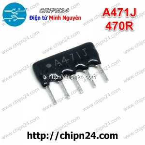 (K157) Điện trở thanh 5P 470R A471J (Trở Băng A05-471)