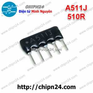 (K157) Điện trở thanh 5P 510R A511J (Trở Băng A05-511)