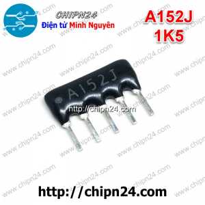 (K157) Điện trở thanh 5P 1K5 A152J (Trở Băng A05-152)