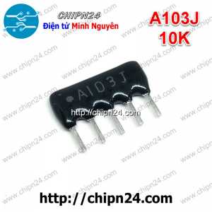 (K159) Điện trở thanh 5P 10K A103J (Trở Băng A05-103)