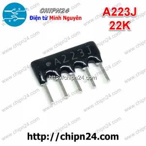 (K160) Điện trở thanh 5P 22K A223J (Trở Băng A05-223)