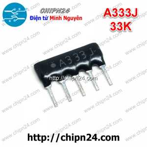 (K160) Điện trở thanh 5P 33K A333J (Trở Băng A05-333)