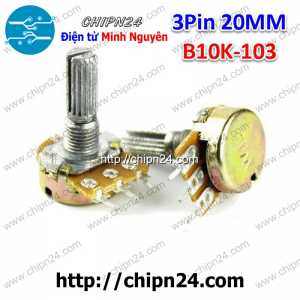 (F158) Biến trở WH148 10K Trục 20MM