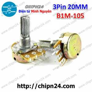 (F159) Biến trở WH148 1M Trục 20MM