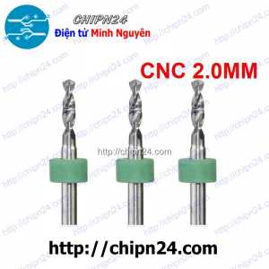 [DT3] Mũi khoan mạch in CNC 2.0mm (Mạch điện tử, PCB)