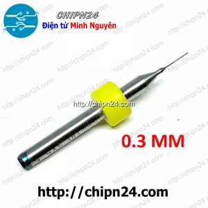 Mũi khoan mạch in CNC 0.3mm (Mạch điện tử, PCB)