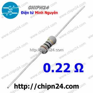 [10 con] Điện Trở 0.22R 1W 5%