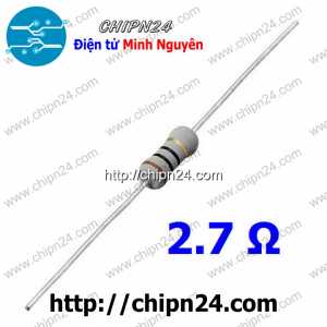 [10 con] Điện Trở 2.7R 1W 5%