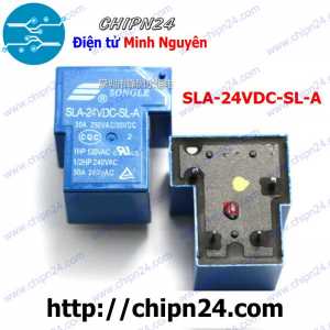 (F197.4) Relay 4 Chân 24V-30A SLA-24VDC-SL-A (4P24V30A)