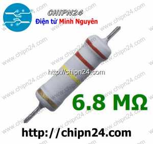 Điện Trở 6M8 2W 5%