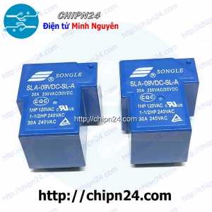 Relay 4 Chân 9V-30A SLA-09VDC-SL-A (4P9V30A)