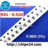 50-con-g13-dien-tro-dan-smd-0805-0-51r-5-ky-hieu-0805-r51 - ảnh nhỏ  1
