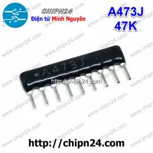 (K168) Điện trở thanh 9P 47K A473J (Trở Băng A09-473)