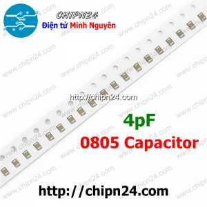 [25 con] (G26) Tụ dán 0805 4pF 50V (2.0x1.2mm)