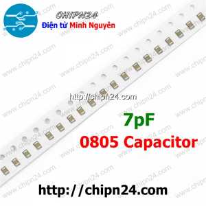 [25 con] (G26) Tụ dán 0805 7pF 50V (2.0x1.2mm)