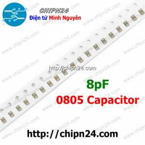 [25 con] (G26) Tụ dán 0805 8pF 50V (2.0x1.2mm)