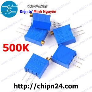 Biến trở tinh chỉnh Dọc 3296W 500K (Biến trở VR vi chỉnh W504)