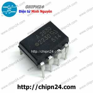 [DIP] Opto A2630 DIP-8 Đen (HCPL-2630-500E HCPL-2630)