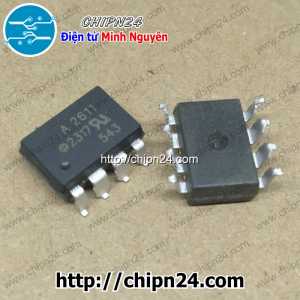 (SOP) Opto Dán A2611 SOP-8 Đen (HCPL2611 HCPL-2611)