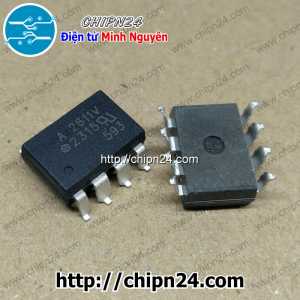 (SOP) Opto Dán A2611V SOP-8 Đen (HCPL2611V HCPL-2611V HCPL-2611)