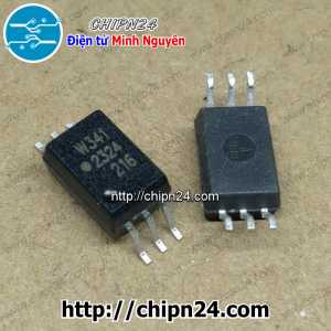 (SOP) Opto Dán W341 SOP-6 Đen Hàng Tốt (ACPL-W341)