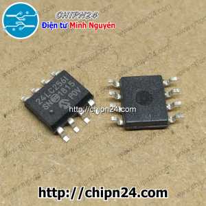 (SOP) IC Dán 24LC256-I/SN SOP-8 Hàng Tốt (24LC256T-I/SN 24LC256I)