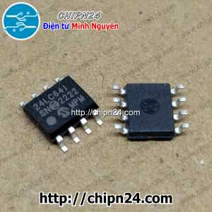(SOP) IC Dán 24LC64-I/SN SOP-8 Hàng Tốt (24LC64T-I/SN 24LC64I)