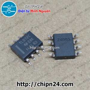 (SOP) IC Dán TL072 SOP-8 Hàng Tốt TI (SMD) (TL072C TL072CDR)