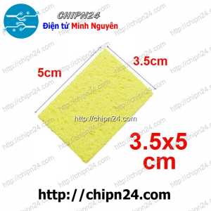 (F228.1) Bọt biển 3.5x5cm Mỏng (Dùng chùi đầu mỏ hàn)