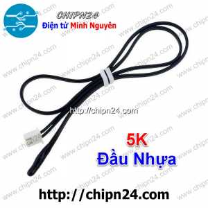(F180) Đầu dò cảm biến nhiệt độ 5K Đầu Nhựa (Sensor nhiệt, điều hòa không khí mặt lạnh)