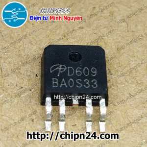 (SOP) Mosfet Dán AOD609 TO-252-4 Hàng Tốt 12A 40V (Kênh Đôi N+P) (D609)