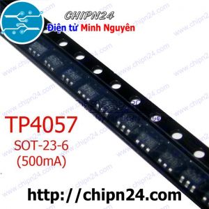(SOP) IC Dán TP4057 (57C 57Bb 57b7) SOT-23-6 Hàng Tốt (SMD) (IC Dán sạc pin 500mA)