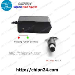Nguồn Adapter Sạc 4.2V 2A có đèn báo đầy
